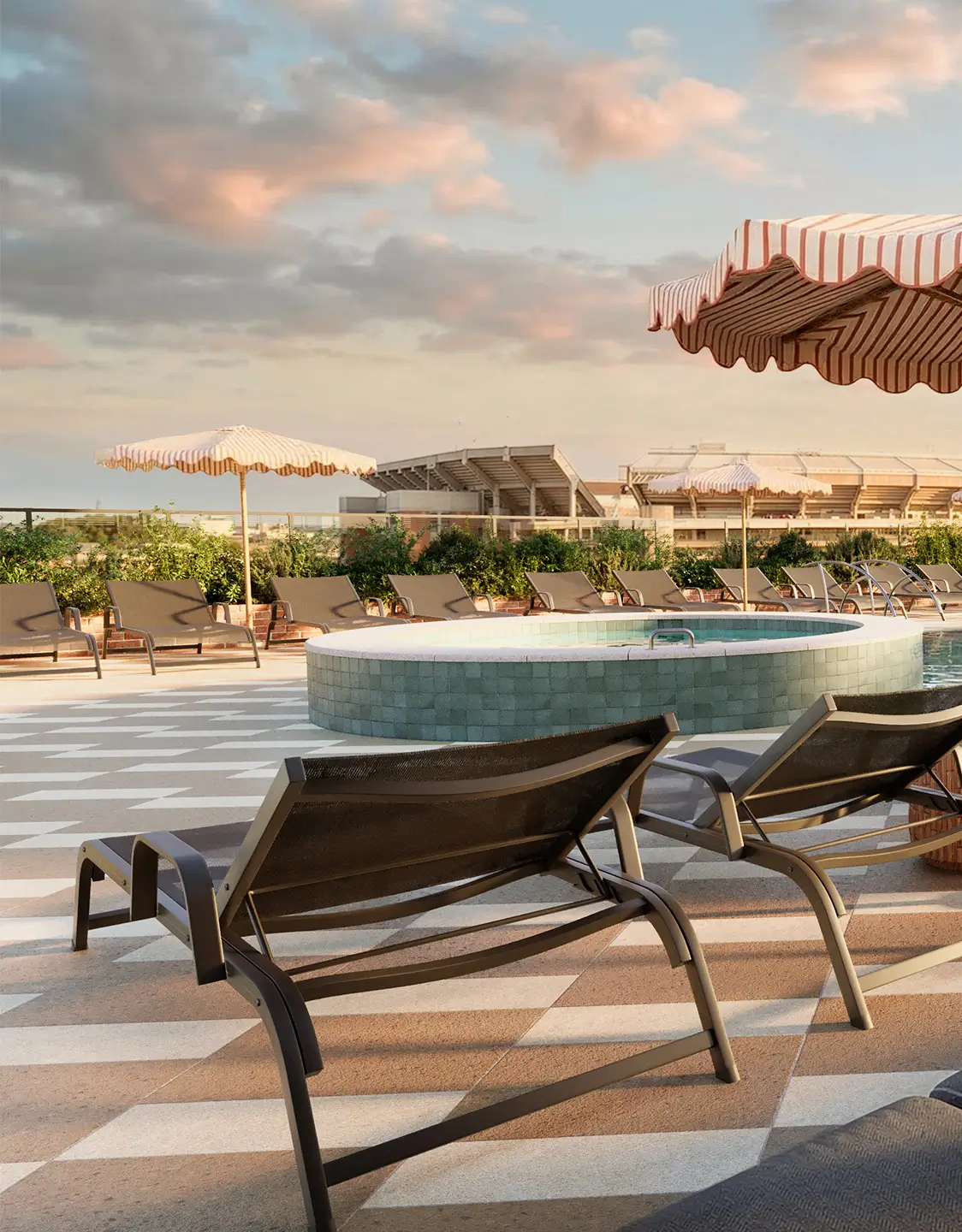 rooftop pool