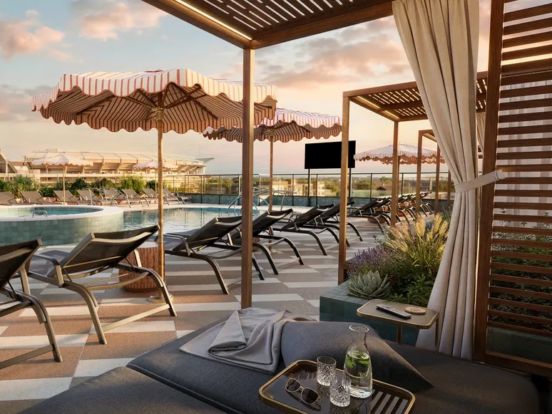 rooftop pool