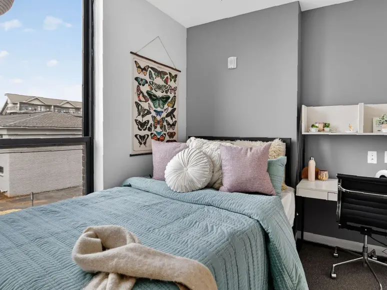 furnished bedroom