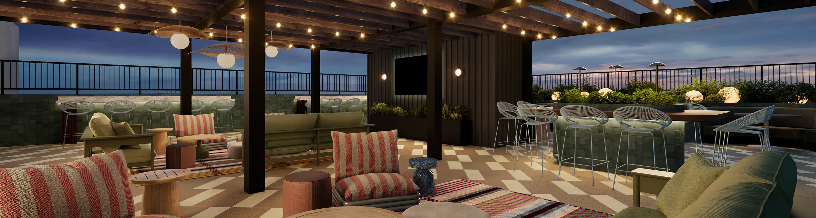 outdoor lounge