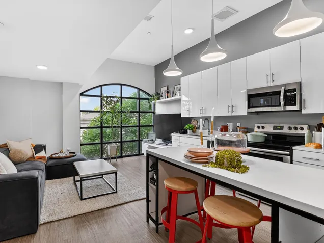 Apartment with an open floorplan