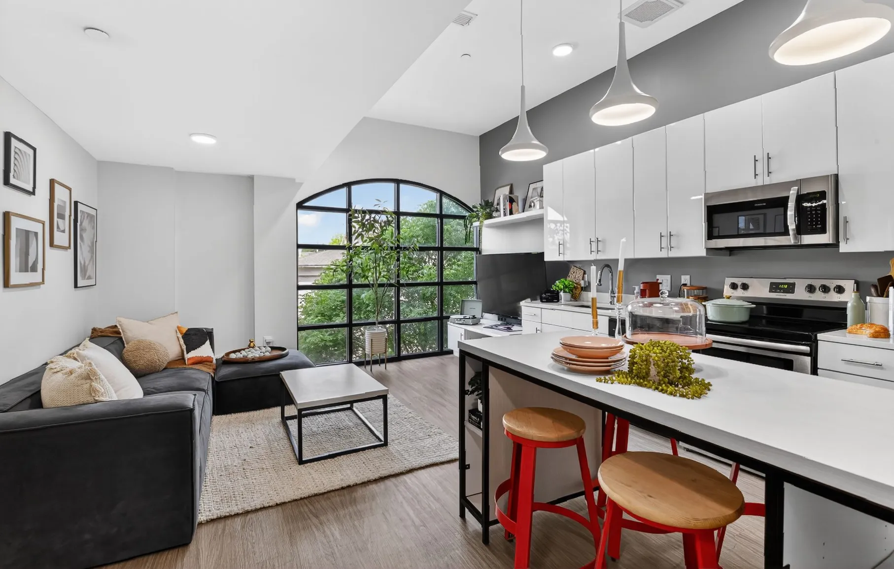 apartment with an open floorplan
