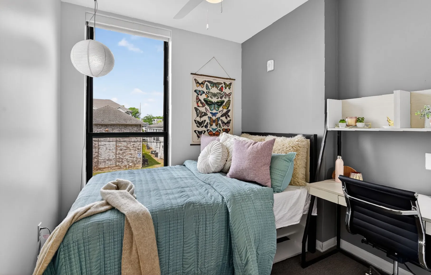 furnished bedroom
