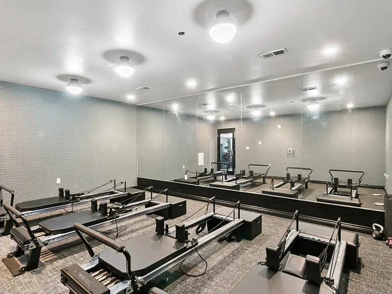 modern fitness studio