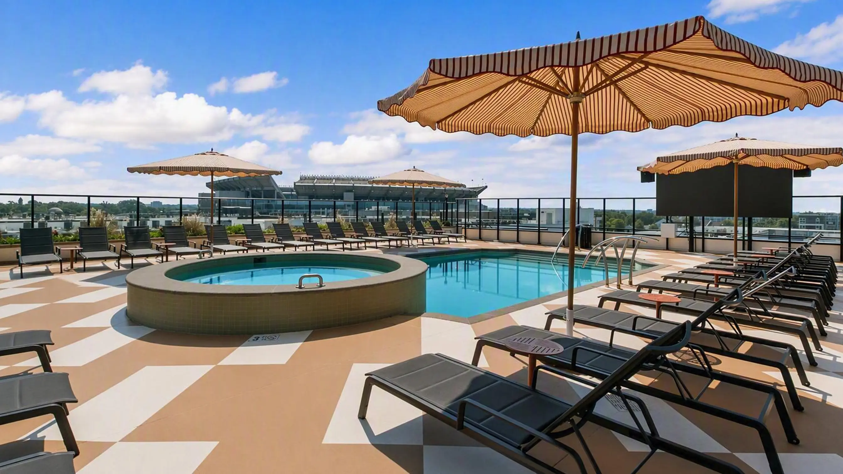resort style pool